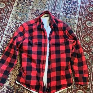 J Crew fleece flannel